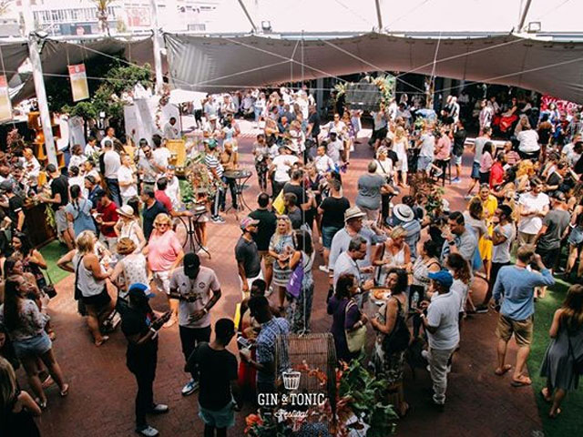 Crowd at The Gin & Tonic Festival at The Old Biscuit Mill Crowd at The Gin & Tonic Festival at The Old Biscuit Mill