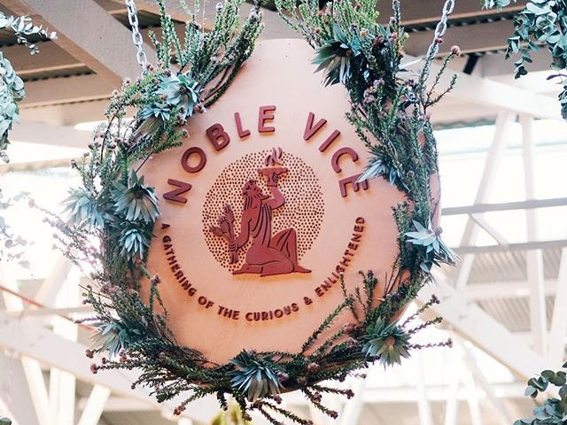Noble Vice event signage at The Old Biscuit Mill Noble Vice event signage at The Old Biscuit Mill