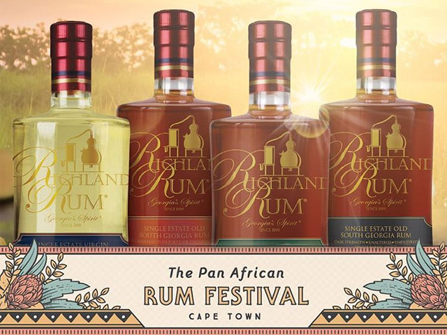 Bottles on display at The Pan African Rum Festival Bottles on display at The Pan African Rum Festival