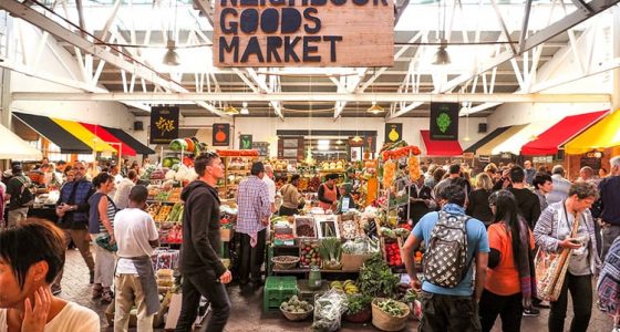 Neighbourgoods Market inside The Old Biscuit Mill