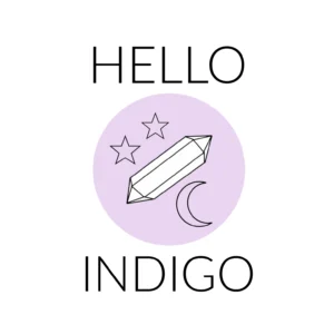 Hello Indigo Halo logo